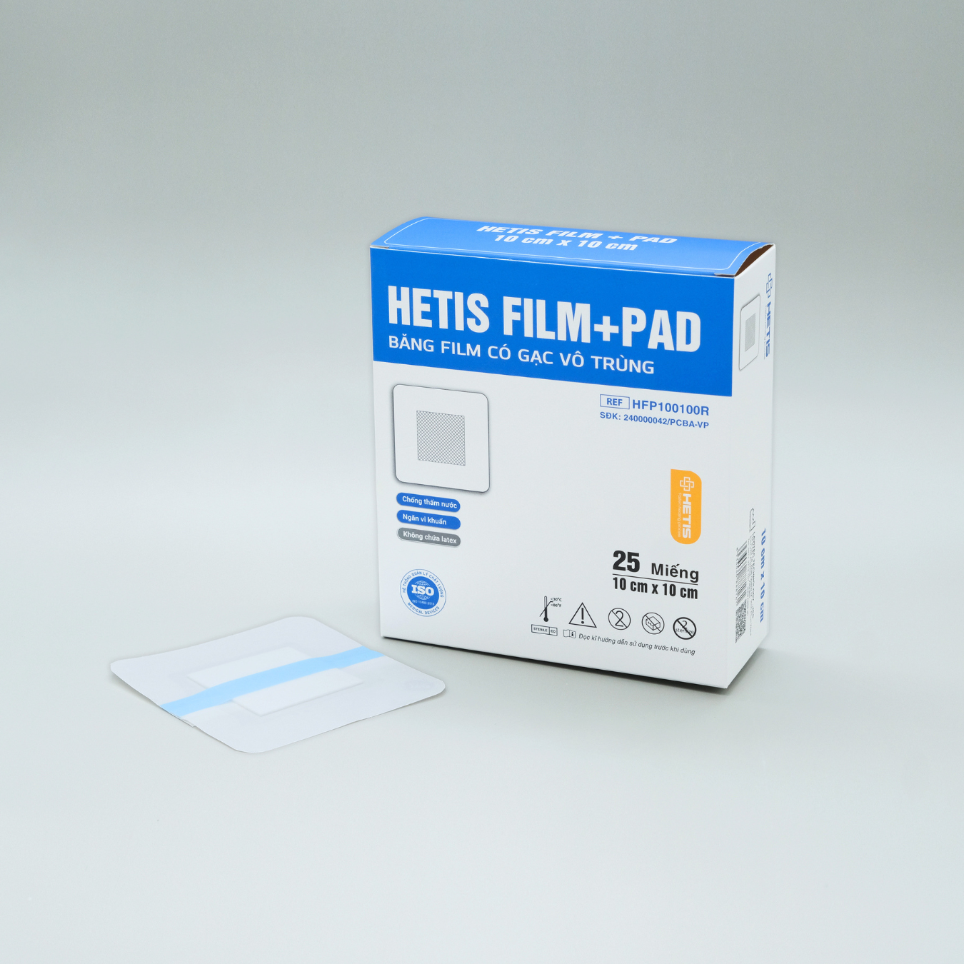 Băng Film có gạc vô trùng HETIS FILM+PAD
