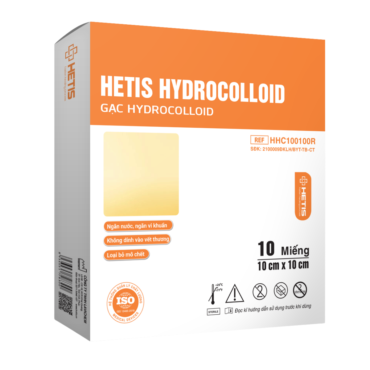 Gạc Hydrocolloid HETIS HYDROCOLLOID