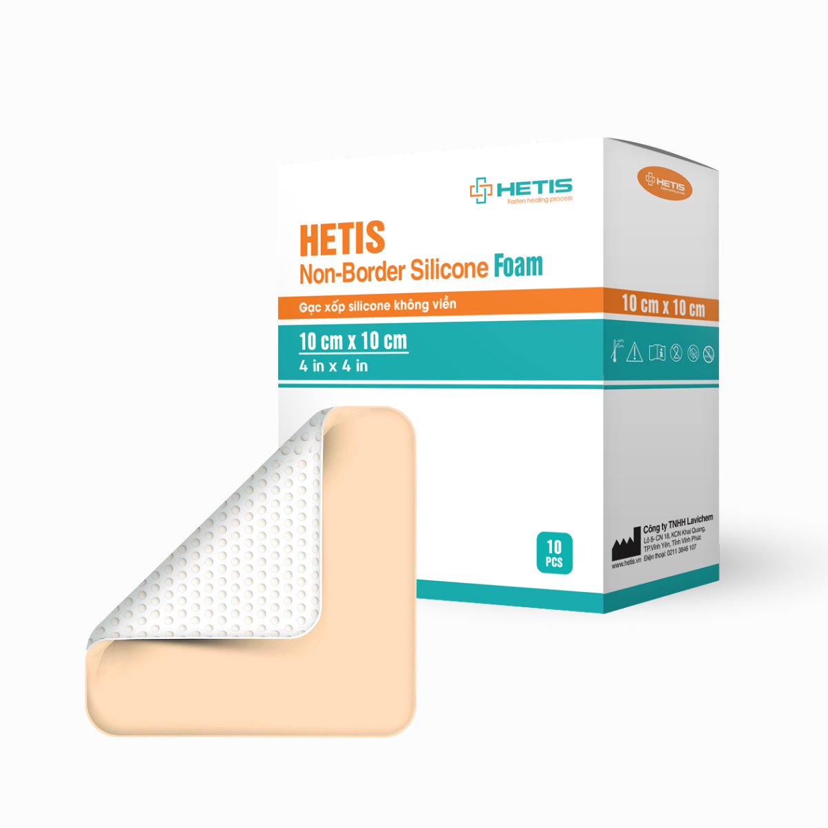 Hetis Non-Border Silicone Foam